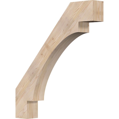 Ekena Millwork 5 1/2"W x 36"D x 40"H Merced Smooth Knee Brace, Douglas Fir BRC06X36X40MRC00SDF
